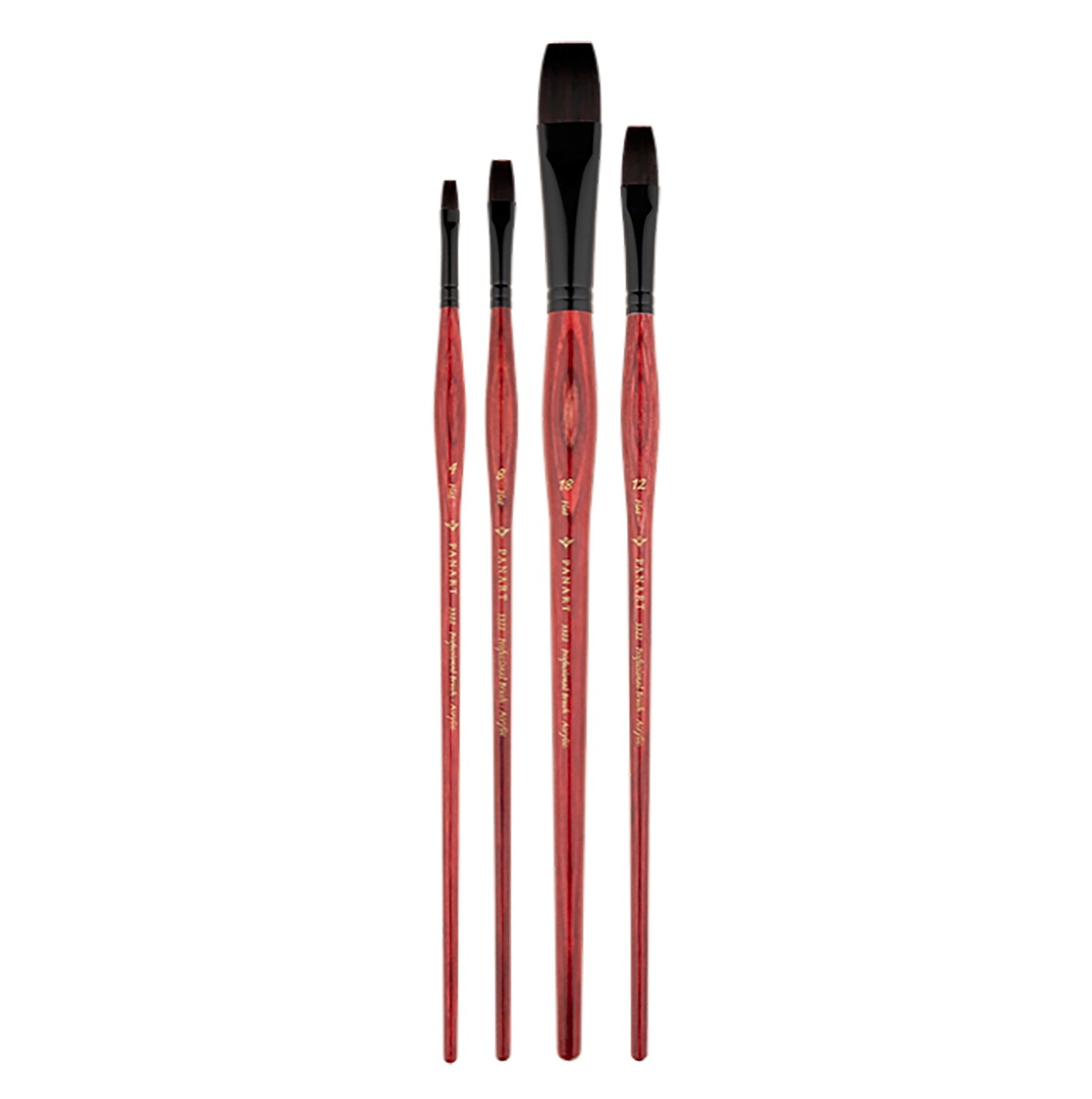 Interlocked synthetic Flat Brush Size 18