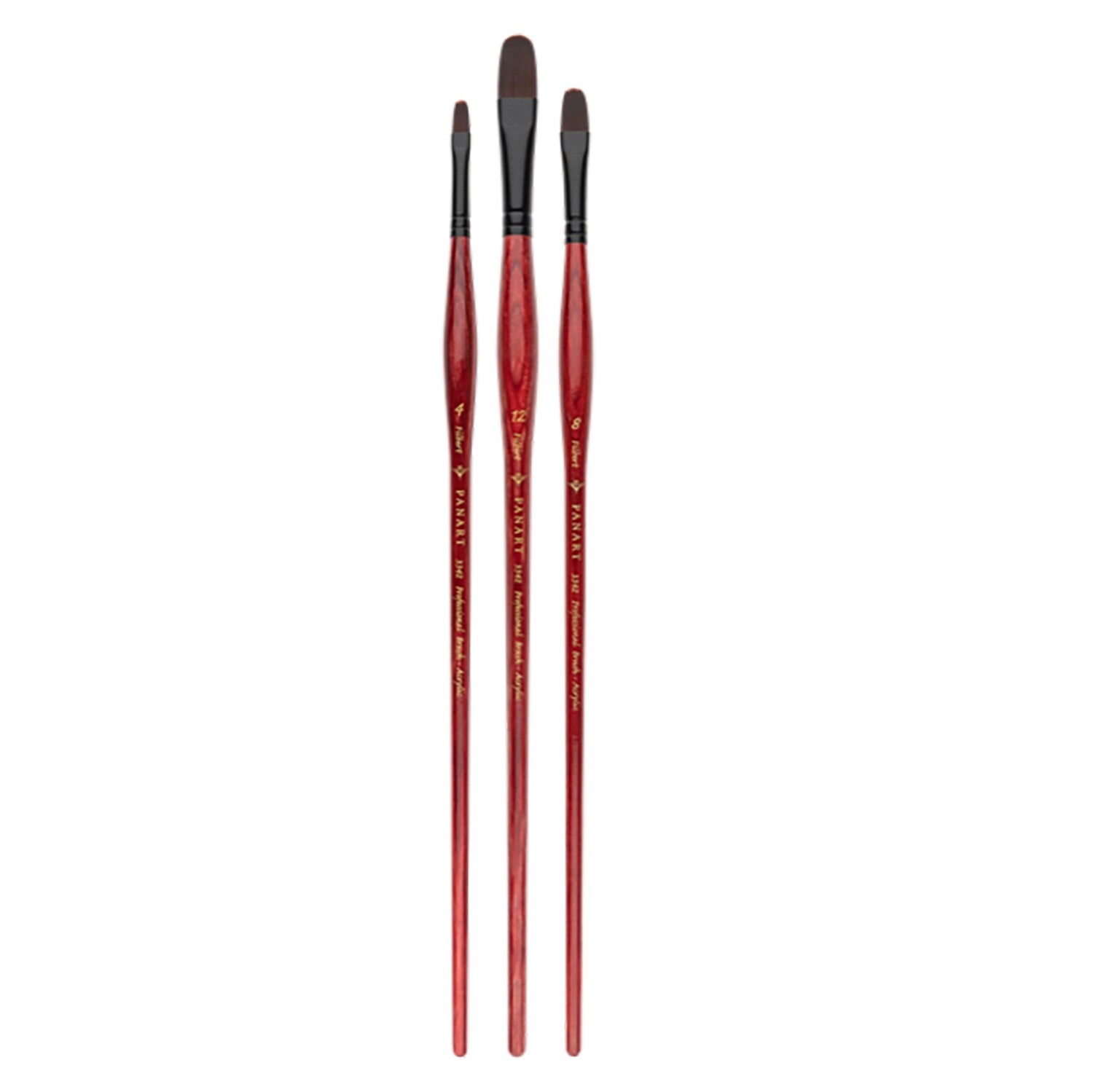 Interlocked synthetic Filbert Brush Size 08