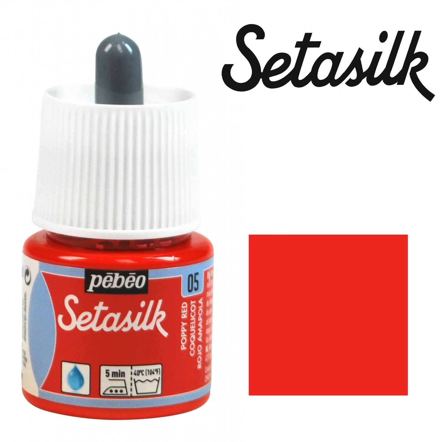Setasilk 45ml 005 Poppy Red
