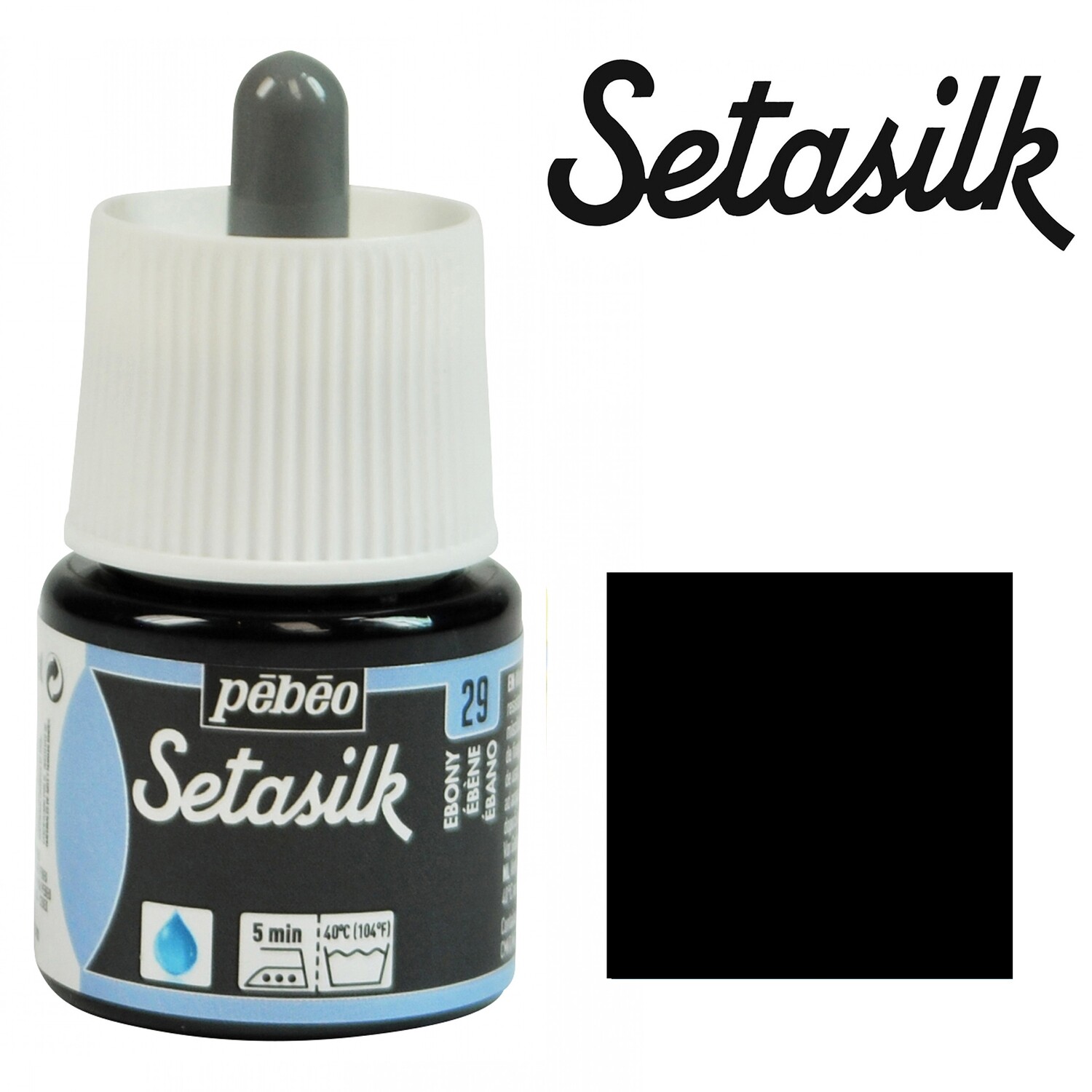Setasilk 45ml 029 Ebony Setasilk 45ml 029 Ebony