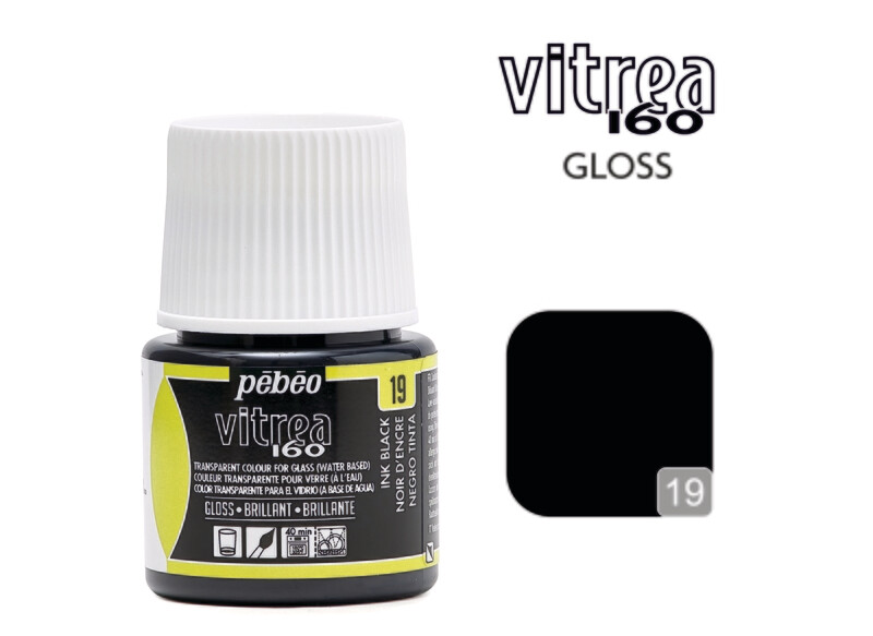 Vitrea-160 Gloss 45ml 19T Ink Black