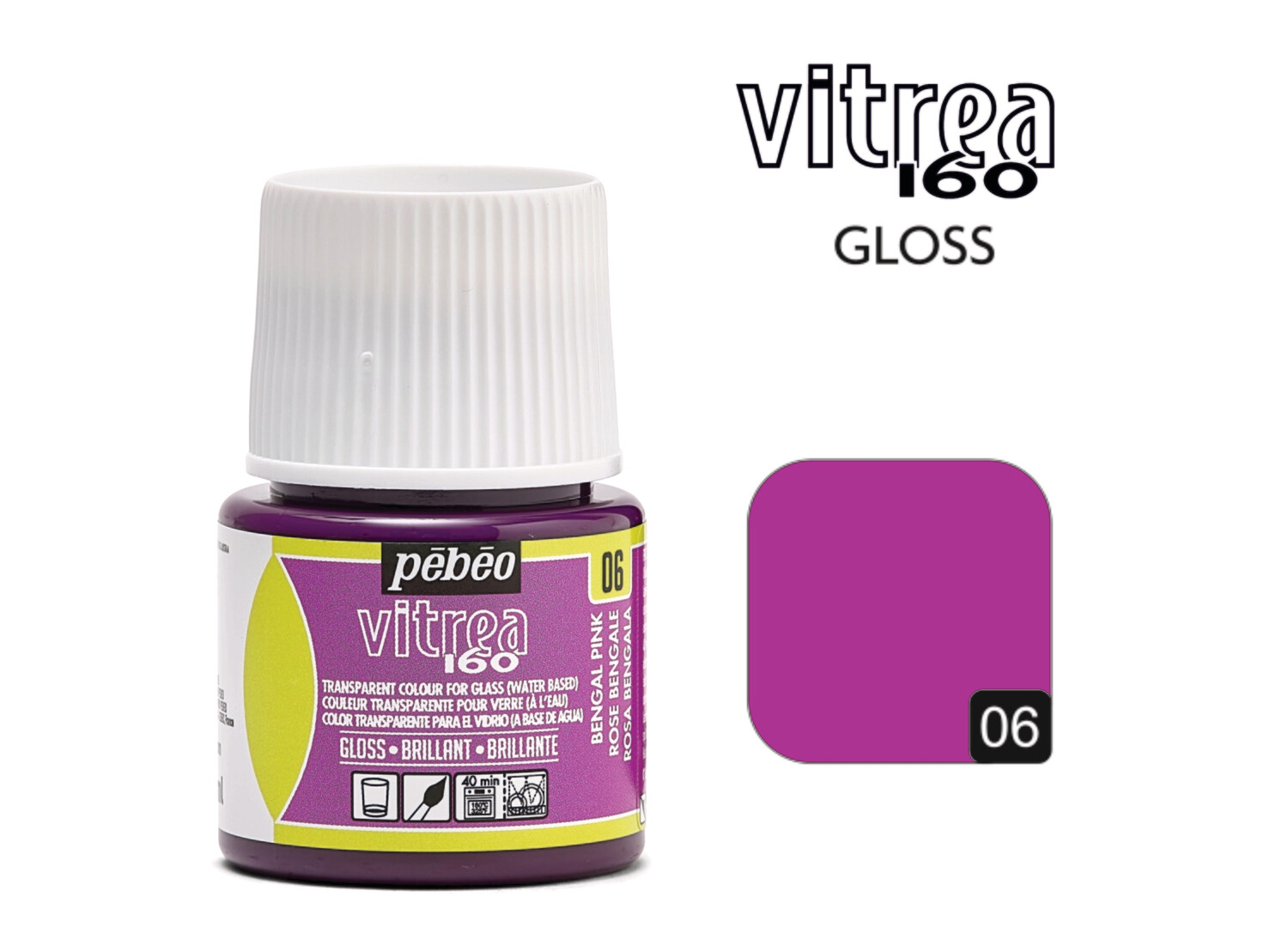Vitrea-160 Gloss 45ml 06T Bengal Pink