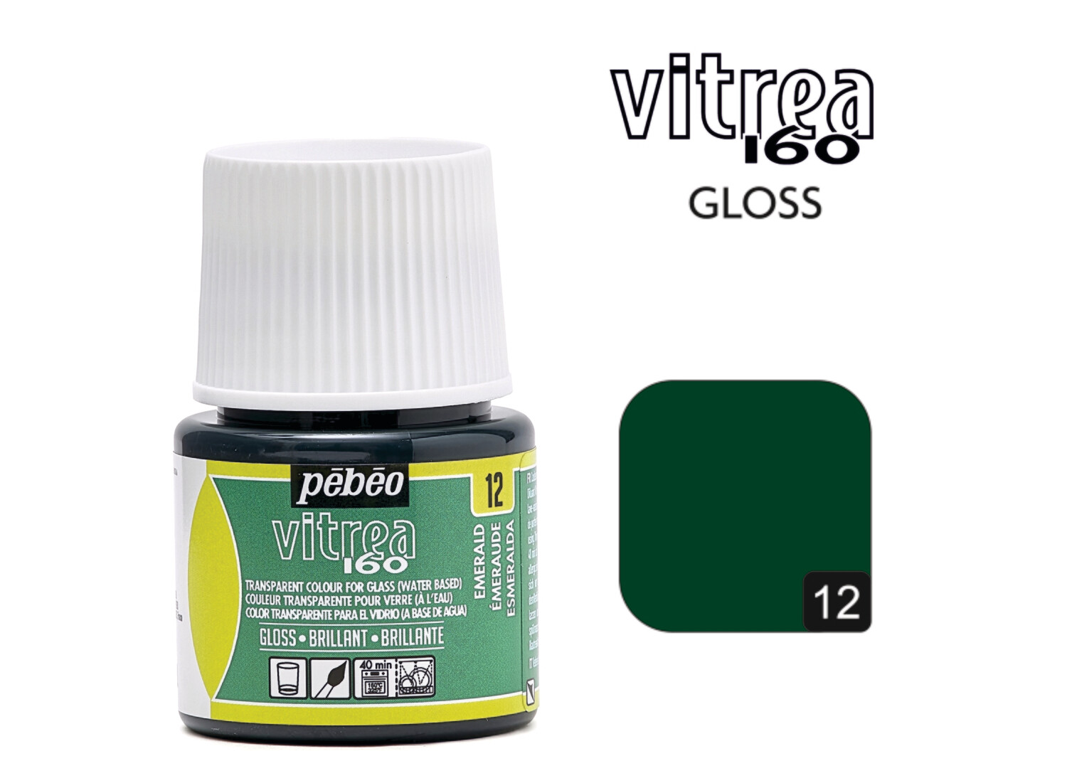 Vitrea-160 Gloss 45ml 12T Emerald Vitrea-160 Gloss 45ml 12T Emerald