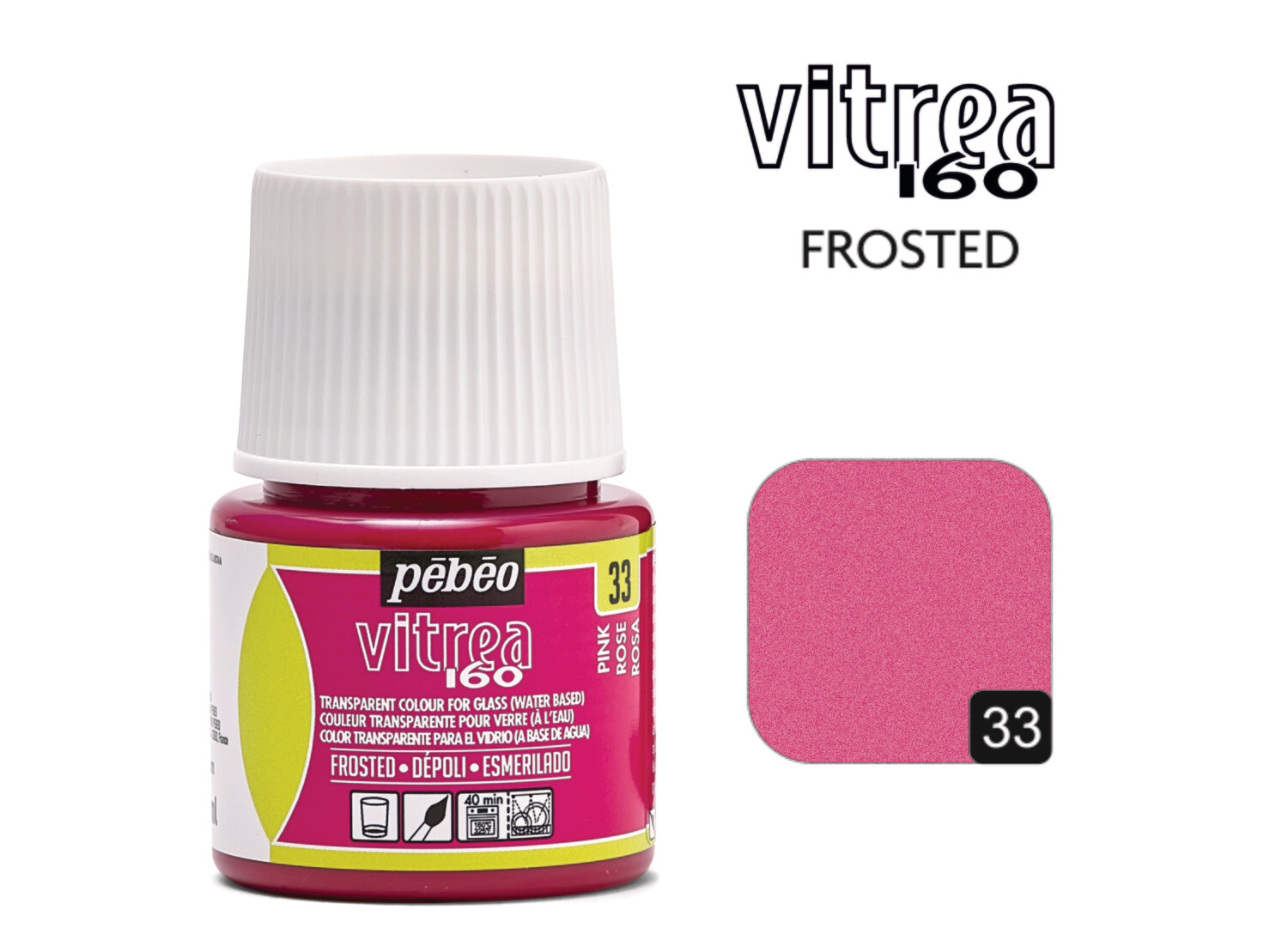 Vitrea-160 Frosted 45ml 33 Pink Vitrea-160 Frosted 45ml 33 Pink