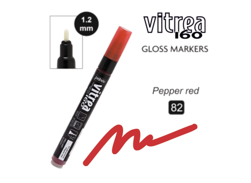 Vitrea-160 Gloss Marker 82 Rouge Piment