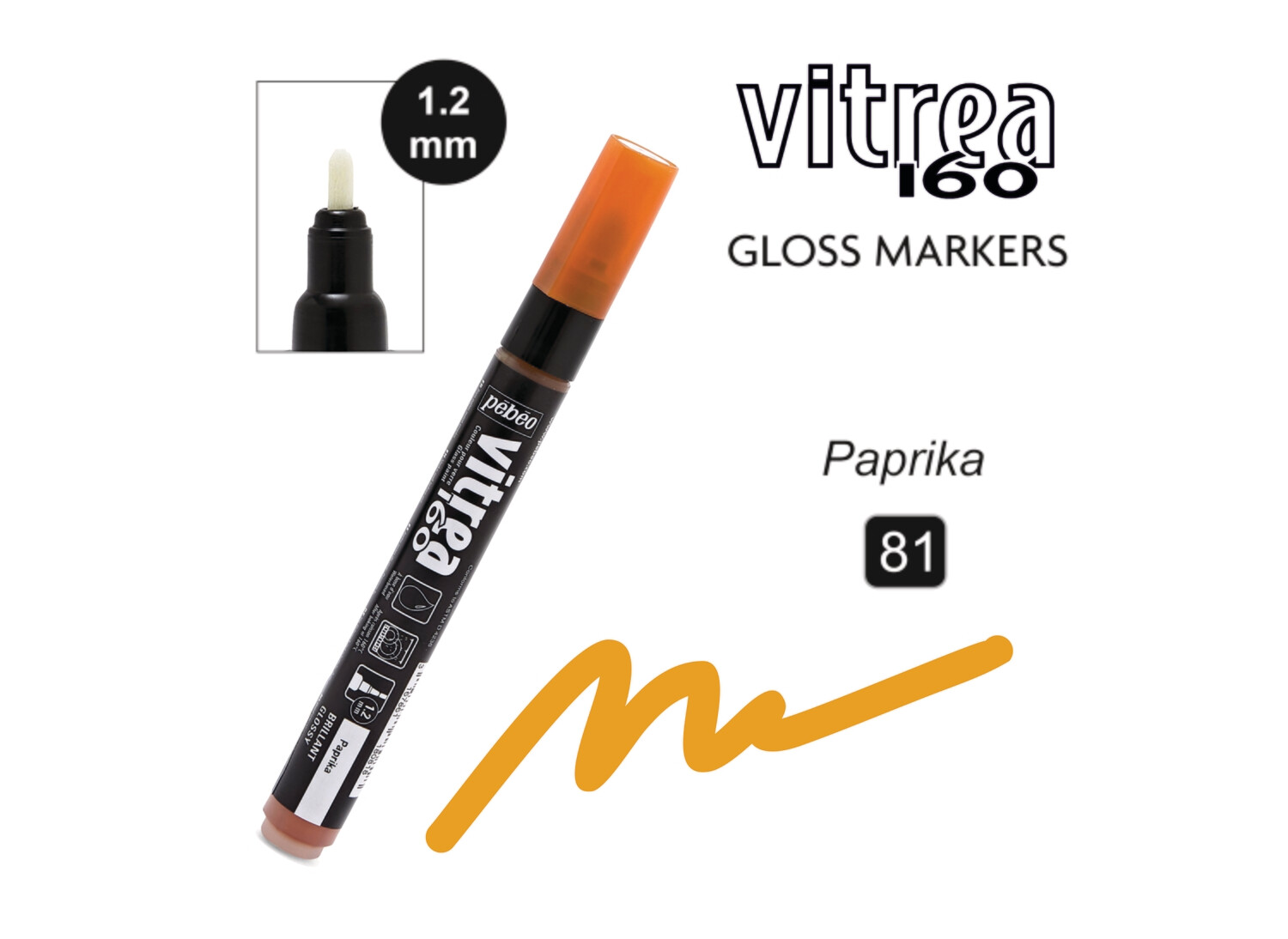 Vitrea-160 Gloss Marker 81 Paprika