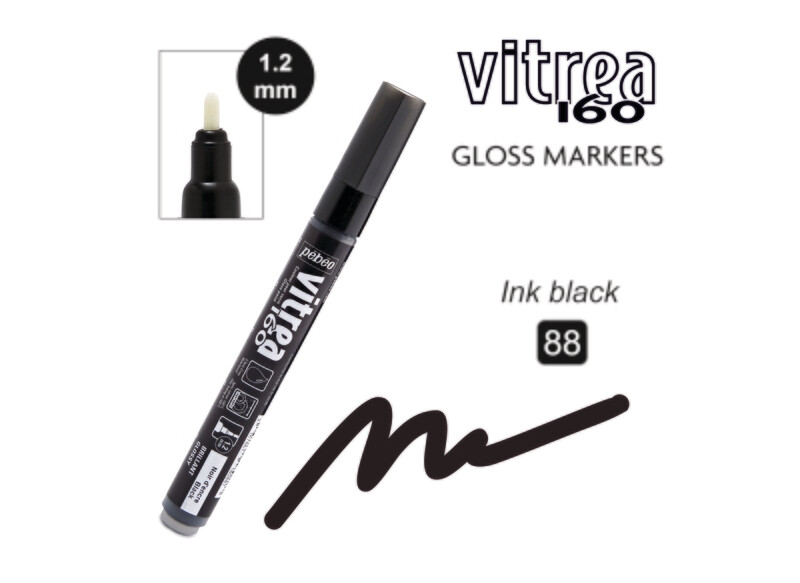 Vitrea-160 Gloss Marker 88 Black