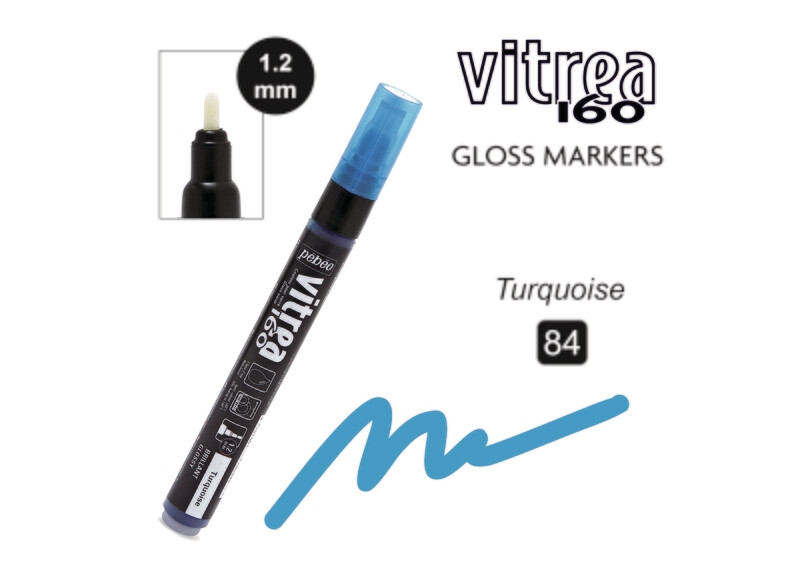 Vitrea-160 Gloss Marker 84 Turquoise