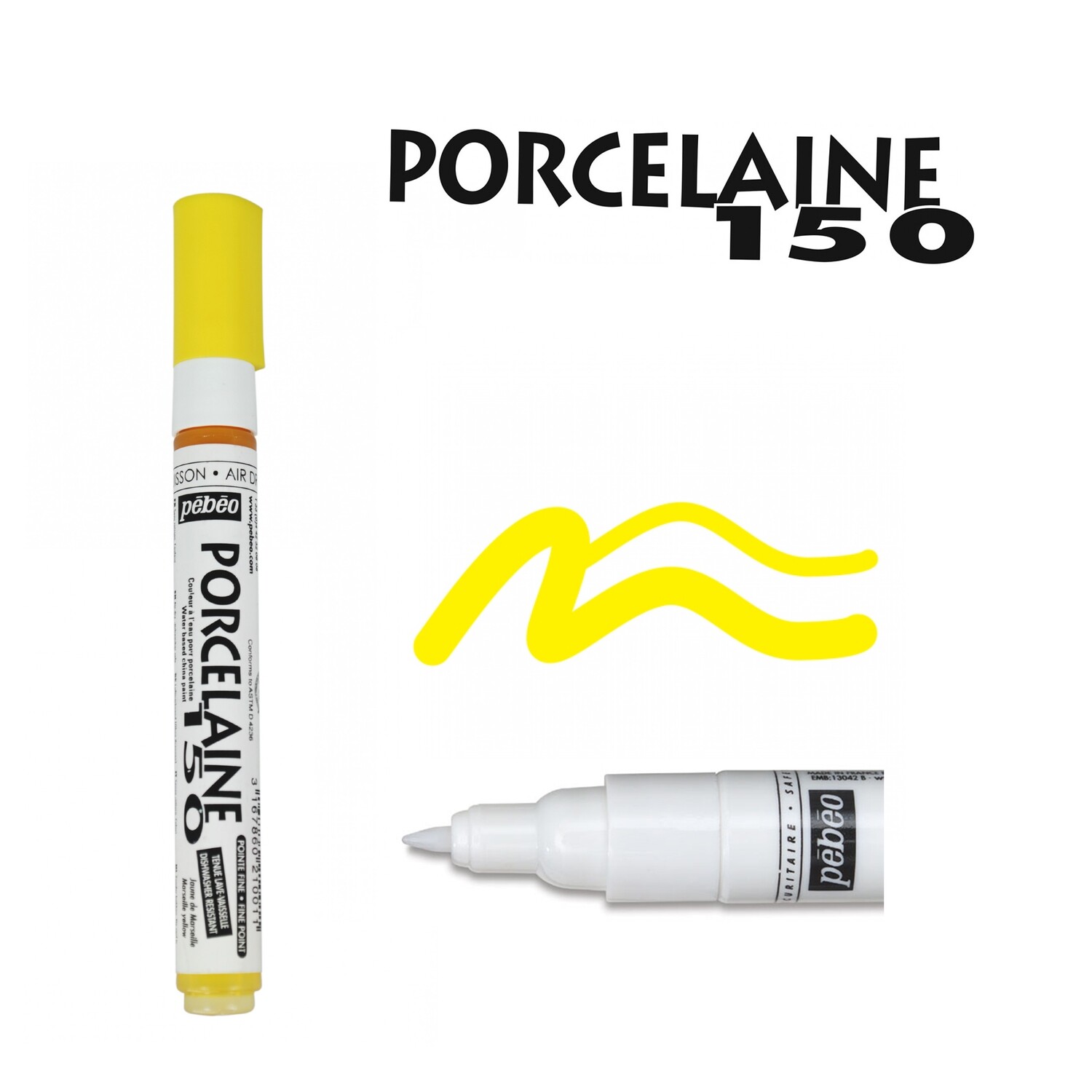 PORCELAINE 150 MARKER FINE TIP 0,7 MM 01 MARSEILLES YELLOW