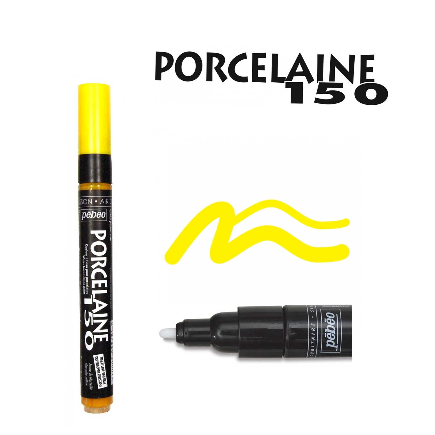 PORCELAINE 150 MARKER Normal TIP 1,2 MM 01 Yellow