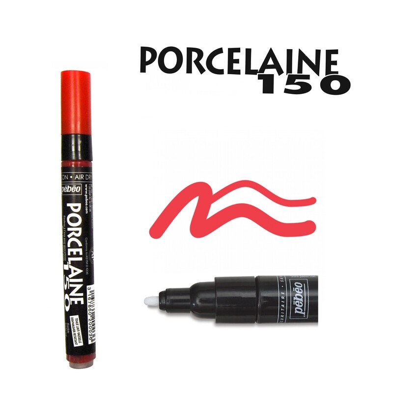 PORCELAINE 150 MARKER Normal TIP 1,2 MM 03 Scarlet