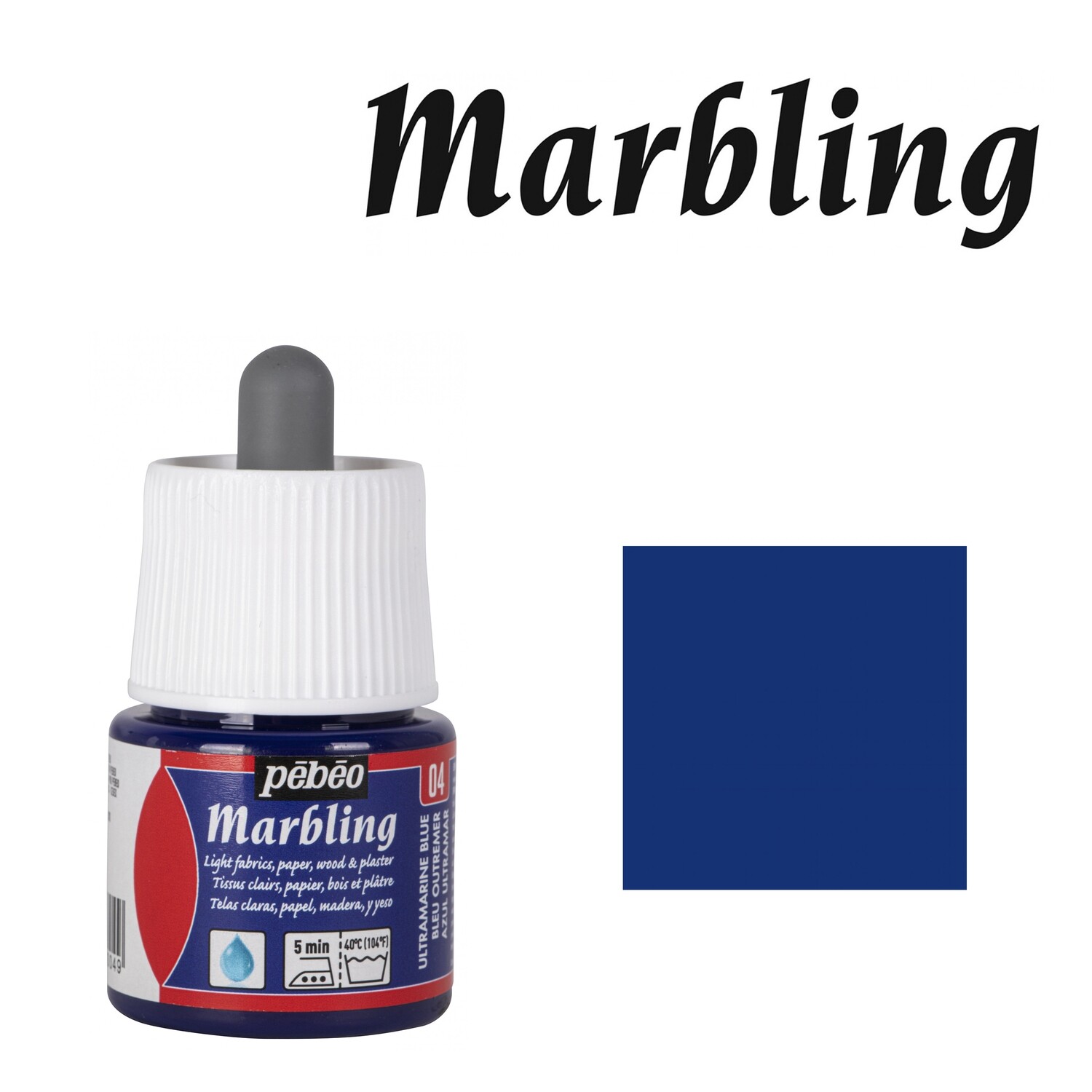 Marbling Colour 45ml 04 Ultramarine Blue