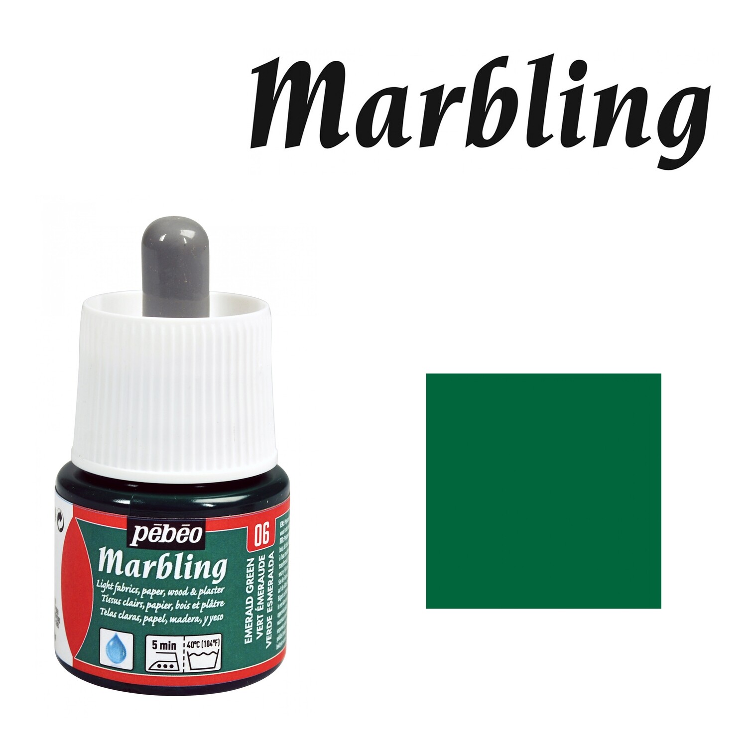 Marbling Colour 45ml 06 Emerald Green