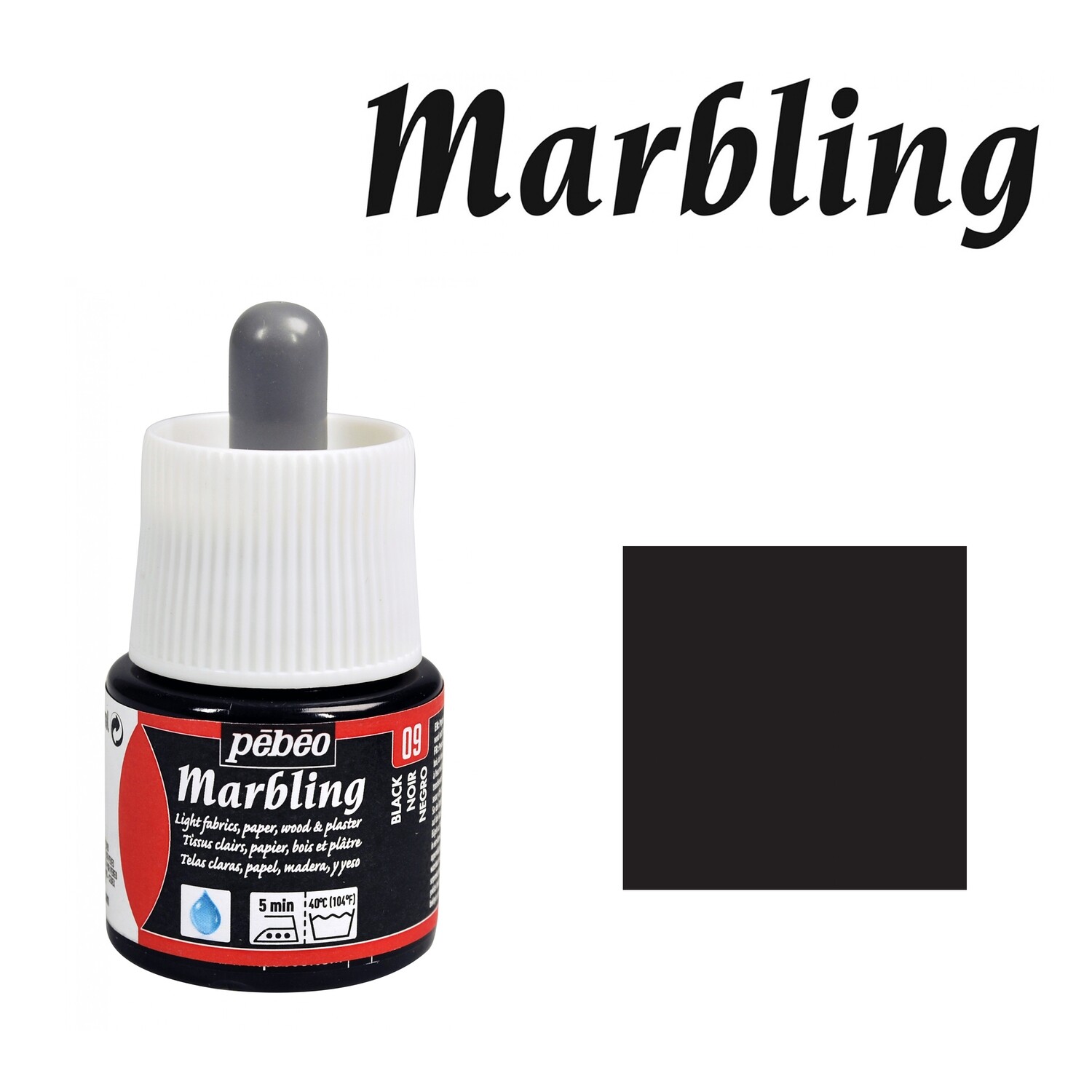 Marbling Colour 45ml 09 Black