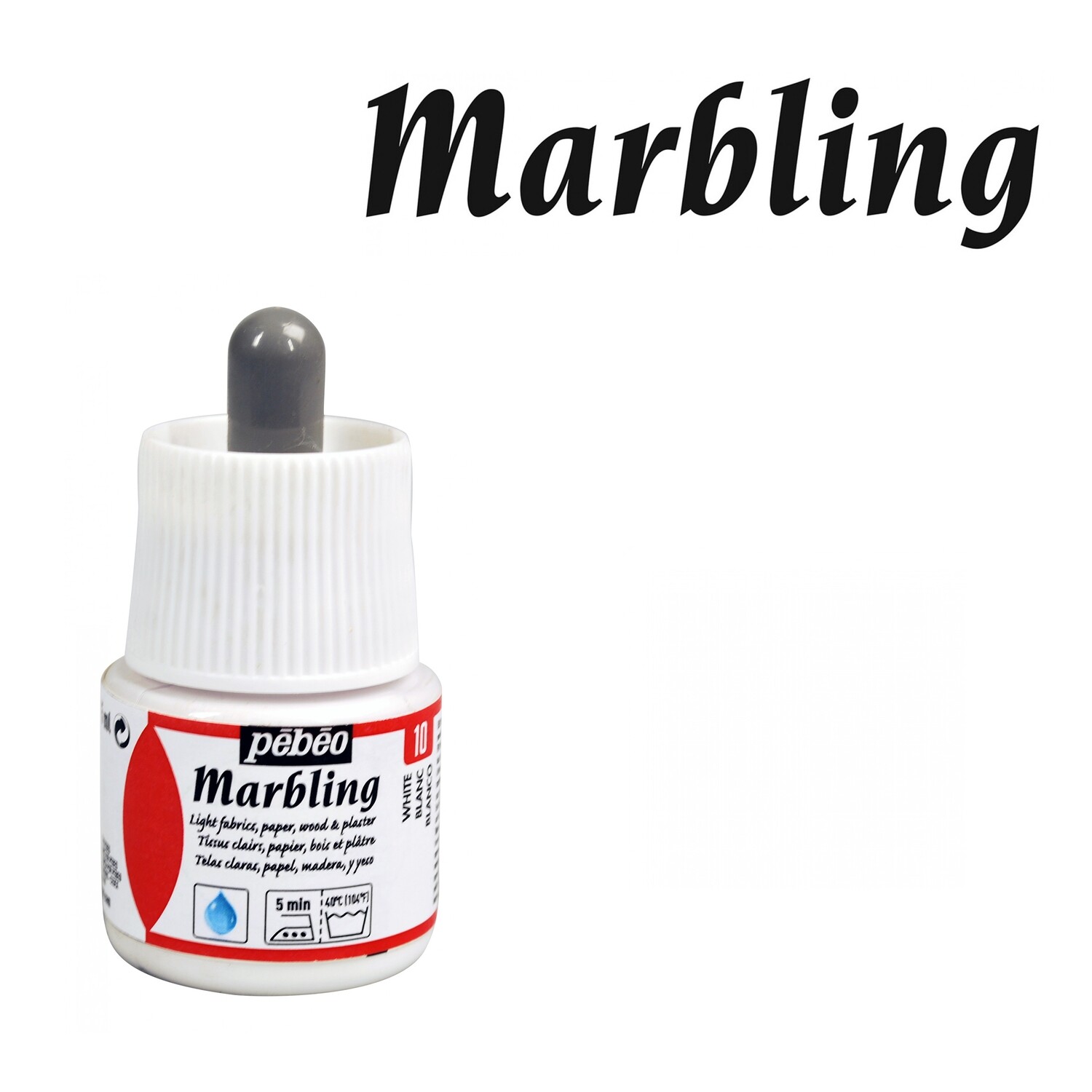 Marbling Colour 45ml 10 White Marbling Colour 45ml 10 White