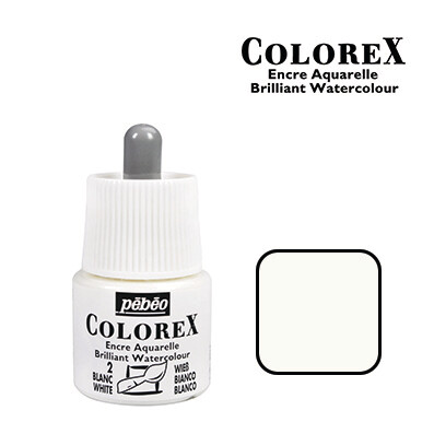 Colorex Water Colour Ink 45ml 02 White