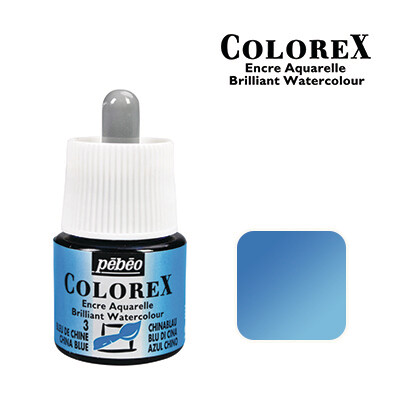 Colorex Water Colour Ink 45ml 03 China Blue