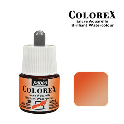 Colorex Water Colour Ink 45ml 20 Golden Yellow