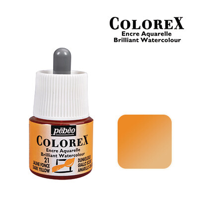 Colorex Water Colour Ink 45ml 21 Dark Yellow