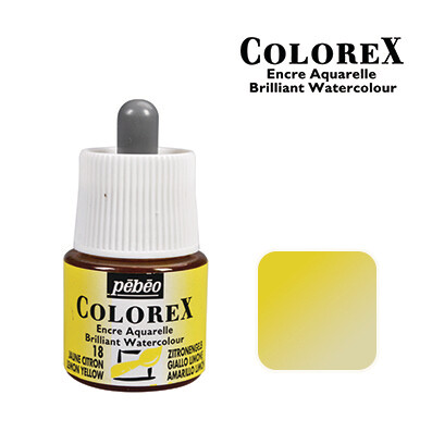 Colorex Water Colour Ink 45ml 18 Lemon Yellow