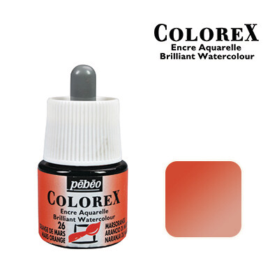Colorex Water Colour Ink 45ml 26 Mars Orange
