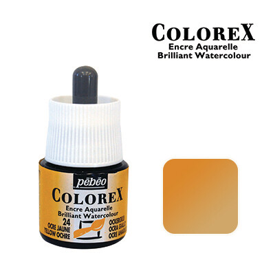 Colorex Water Colour Ink 45ml 24 Yellow Ochre