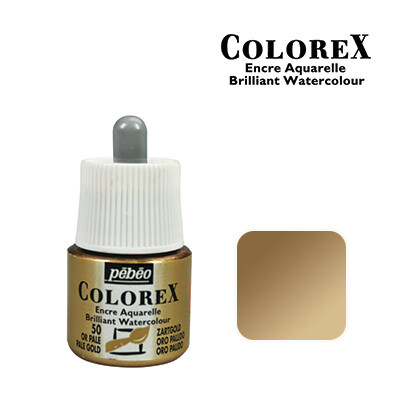 Colorex Water Colour Ink 45ml 50 Pale Gold