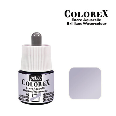Colorex Water Colour Ink 45ml 63 Neutral grey