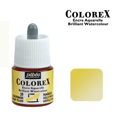 Colorex Water Colour Ink 45ml 59 Primary Yellow