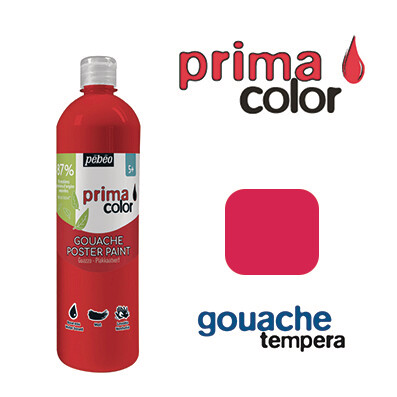 Prima G-Poster Paint 1000ml 50 Primary Red
