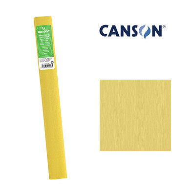 Crepe Paper Straw Yellow
