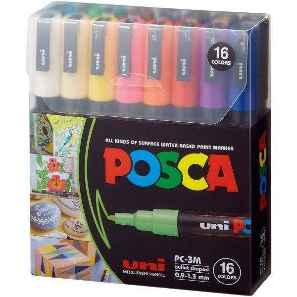 Posca Markers 3M Set 16 color