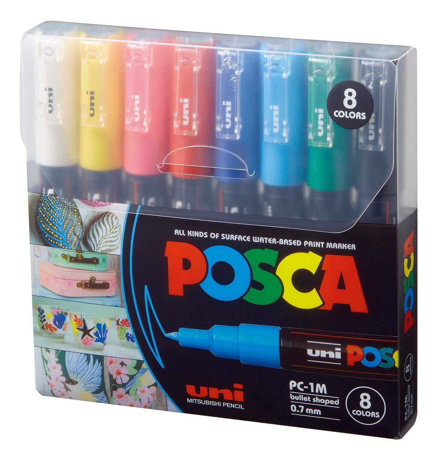 Posca Markers 1M Set 8 color