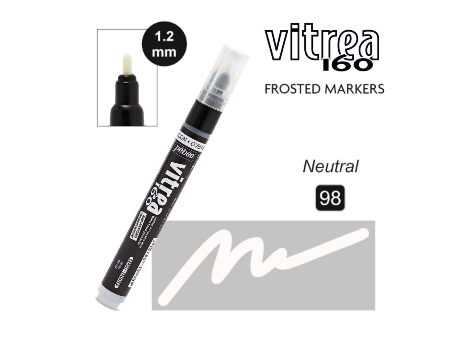Vitrea-160 Frosted Marker 98 Neutral