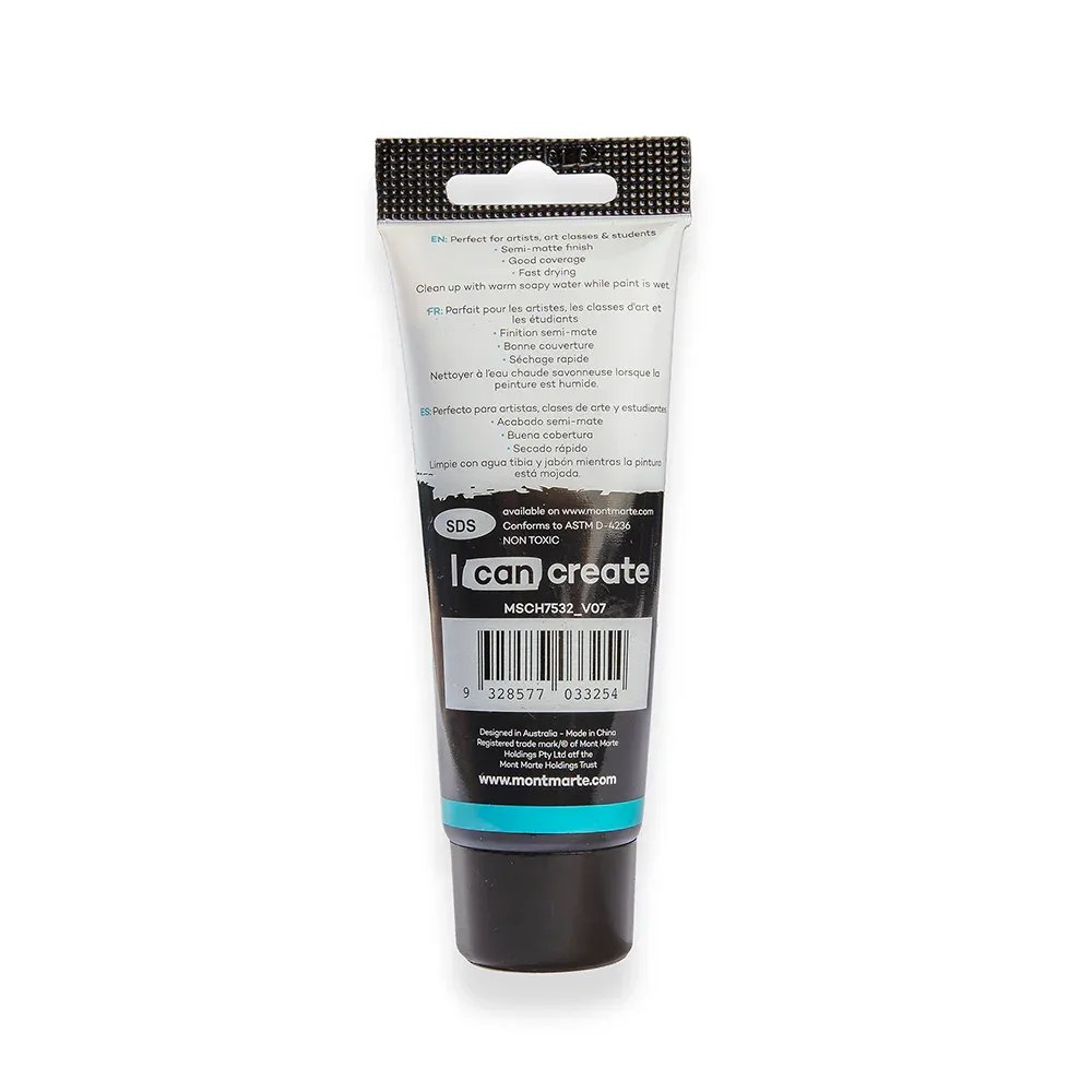 Signature Acrylic Color Mont Mart 75 ml Lamp Black