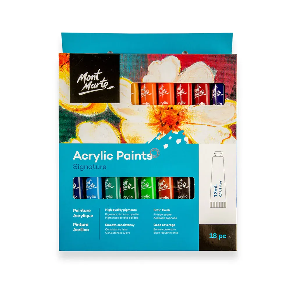 Signature Acrylic Paint Set 18 X 12 ml