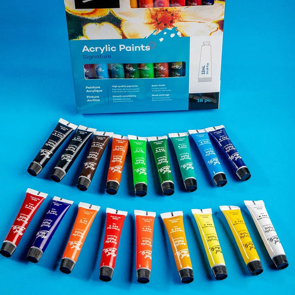 Signature Acrylic Paint Set 18 X 12 ml