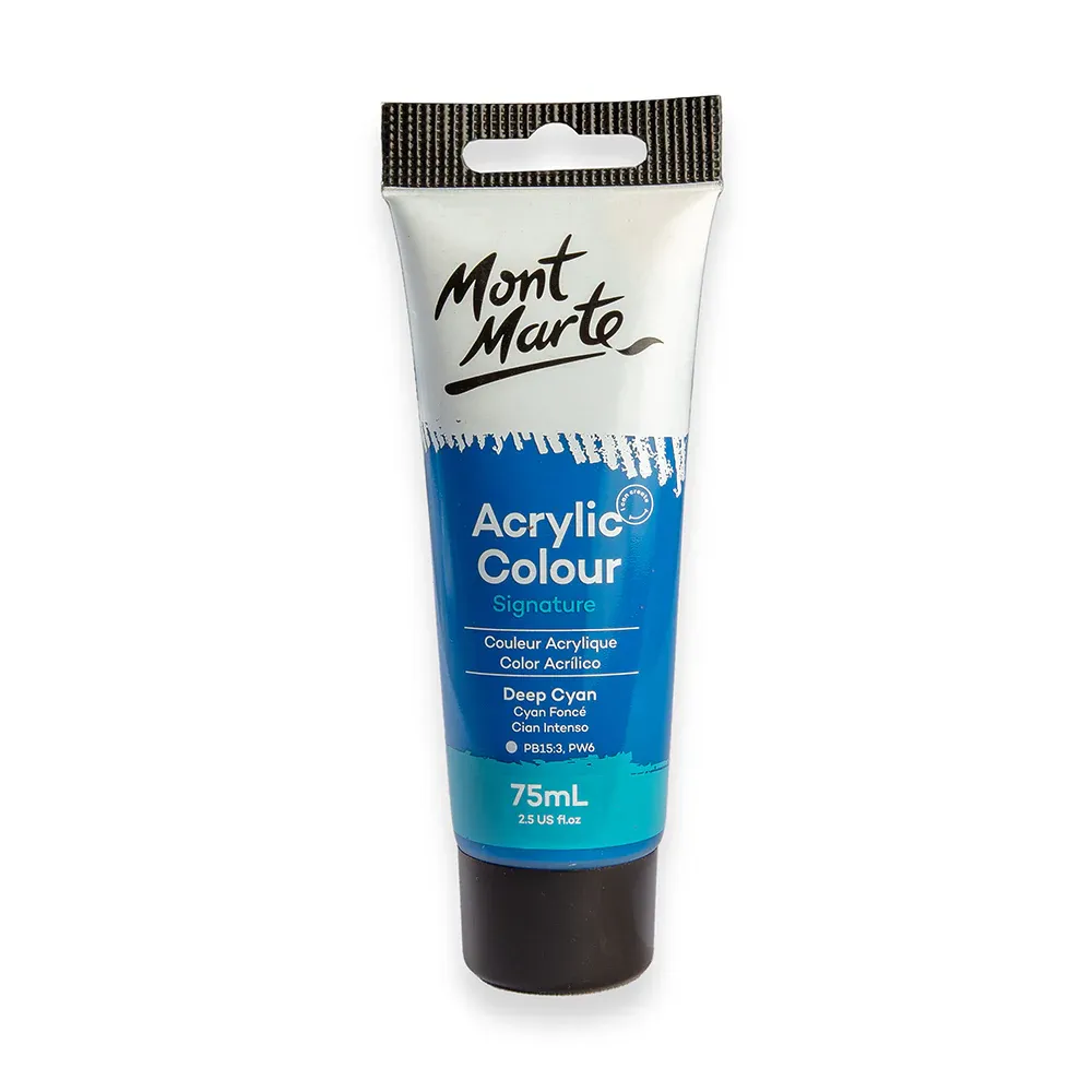 Signature Acrylic Color Mont Mart 75 ml Deep Cyan
