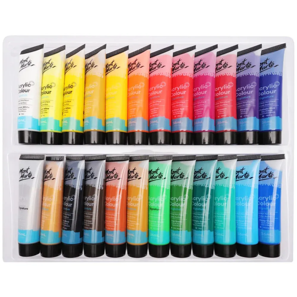 Signature Acrylic Paint Set 24 X 36 ml