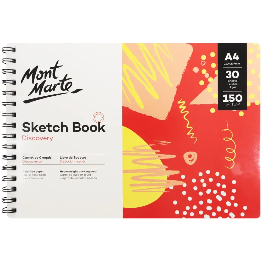 Sketch Book Discovery A4 (8.3 x 11.7in) 30 Sheets 150gsm Sketch Book Discovery A4 (8.3 x 11.7in) 30 Sheets 150gsm