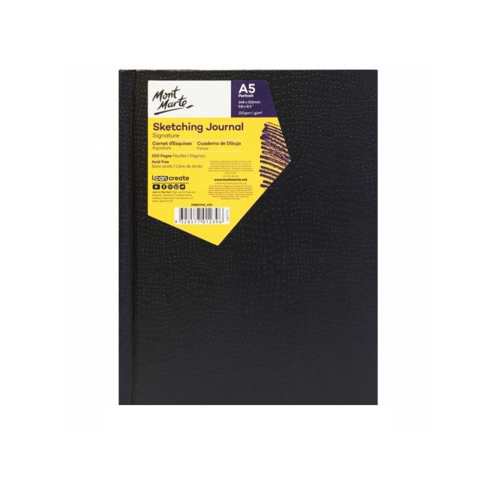 Sketching Journal Croc Finish Signature 150gsm A4 Portrait 100 Page