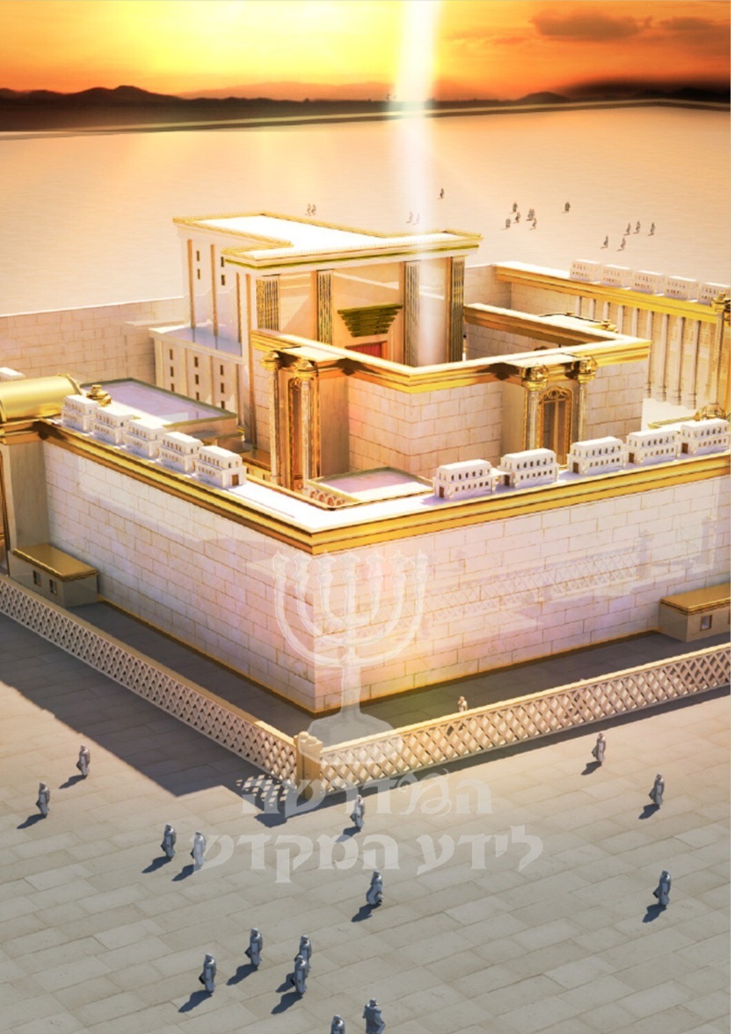 בית שלישי דוגמא א-  קנבס 30 על 50 ס&quot;מ