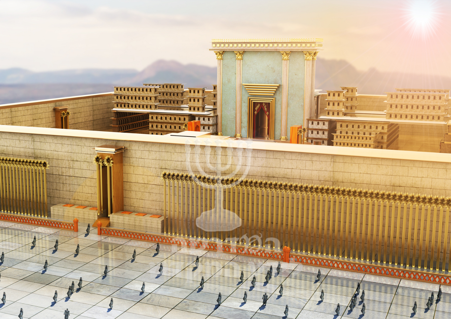בית שלישי דוגמא ב-  קנבס 30 על 50 ס&quot;מ