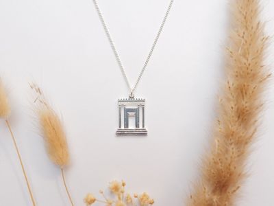 שרשרת נשים כסף טהור זיו המקדש