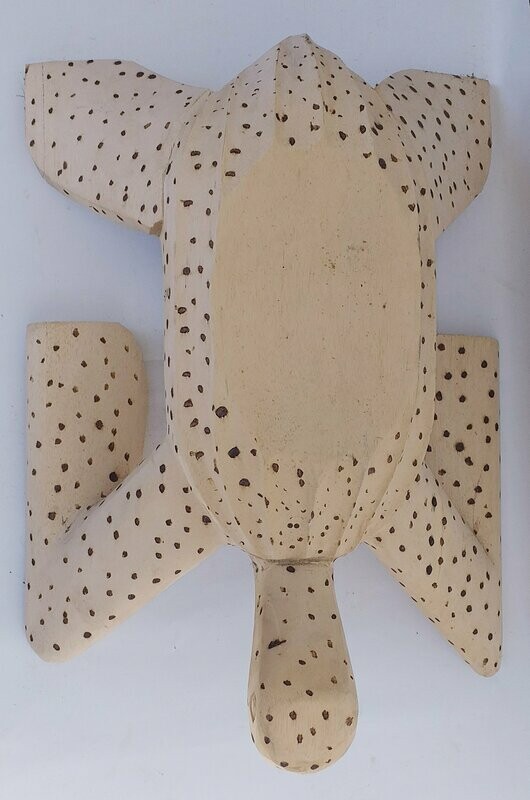 banc  tortue simarouba moucheté L70cm l45cm h35cm