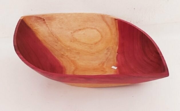 fruitier  ou plat amarante  46 x 23  cm