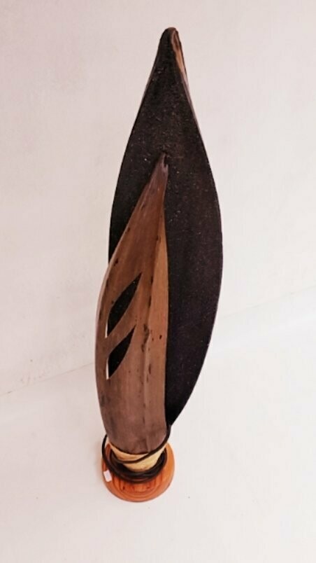 Lampe macoupie  rose  h 65 cm l  12 cm
