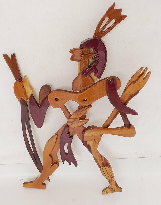 indien murale bois multiple
