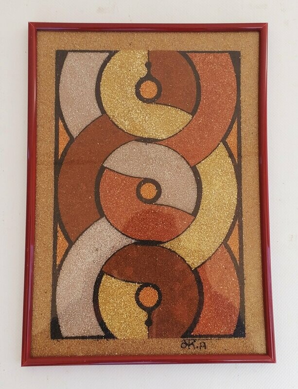 tableau tembée sable chaine de l'amitié
