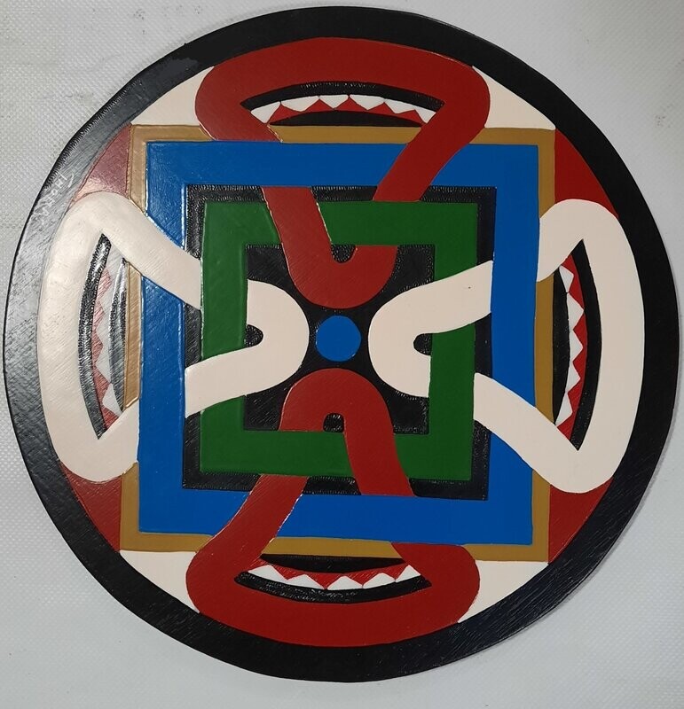 Tableau Rond Art Tembé